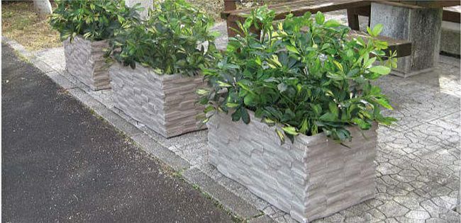 タカショー　コバ積みプランター大